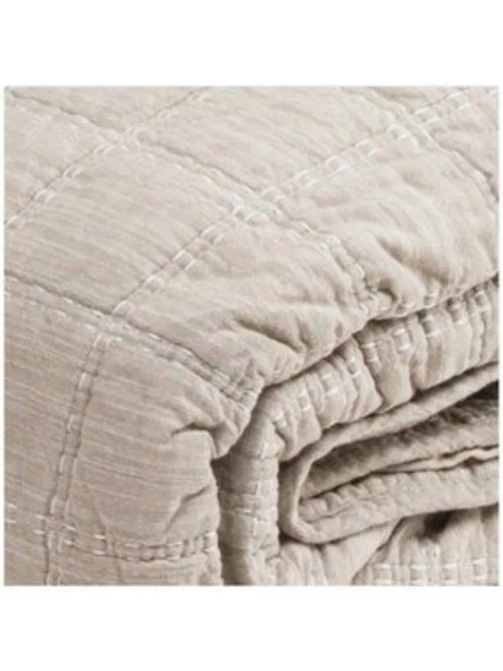 RACHEL ZOE Cotton Slub Box Quilt Set